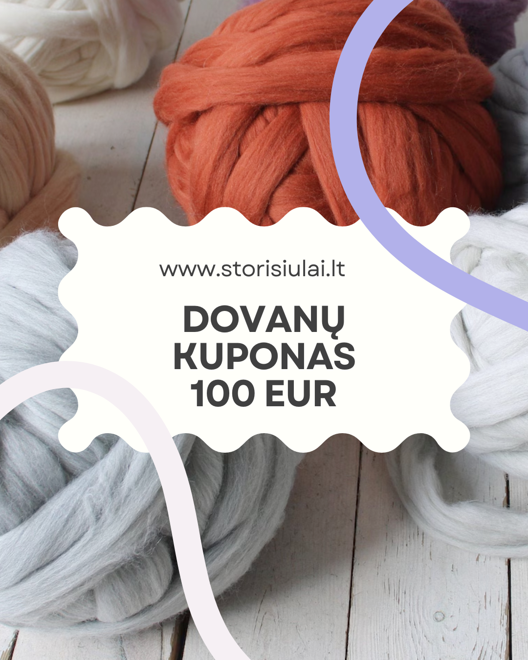 Dovanų kuponas 100 eur