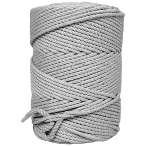 MACRAME VIRVĖ ŠVIESIAI PILKA