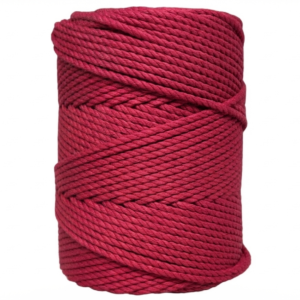 Macrame medvilnine sukta virve bordo
