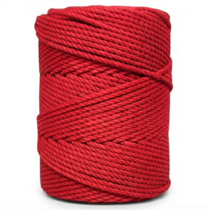 macrame virve pynimui raudona